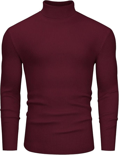 Men’s Muscle Fit Turtleneck Sweater