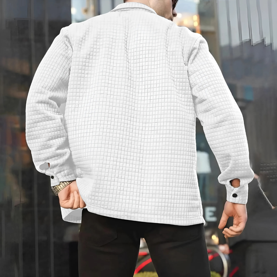 Men's Waffle Knit Jacket