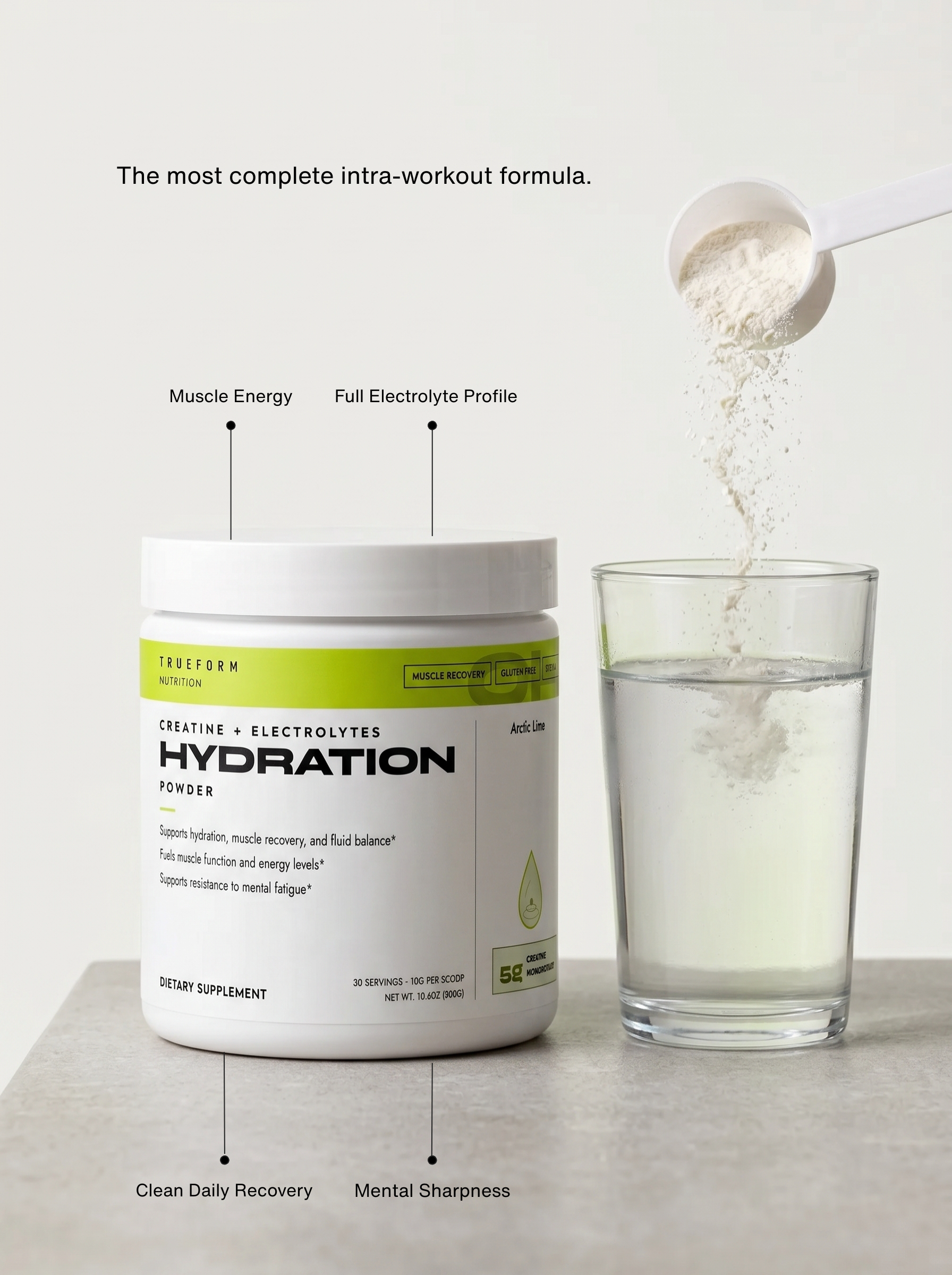 Creatine + Electrolytes Hydration Powder