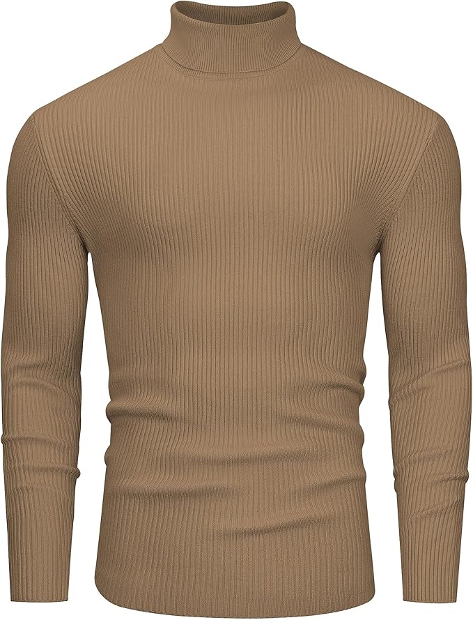 Men’s Muscle Fit Turtleneck Sweater