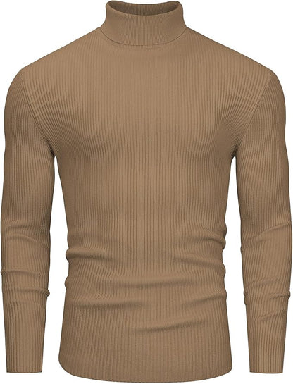 Men’s Muscle Fit Turtleneck Sweater