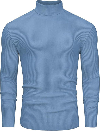 Men’s Muscle Fit Turtleneck Sweater