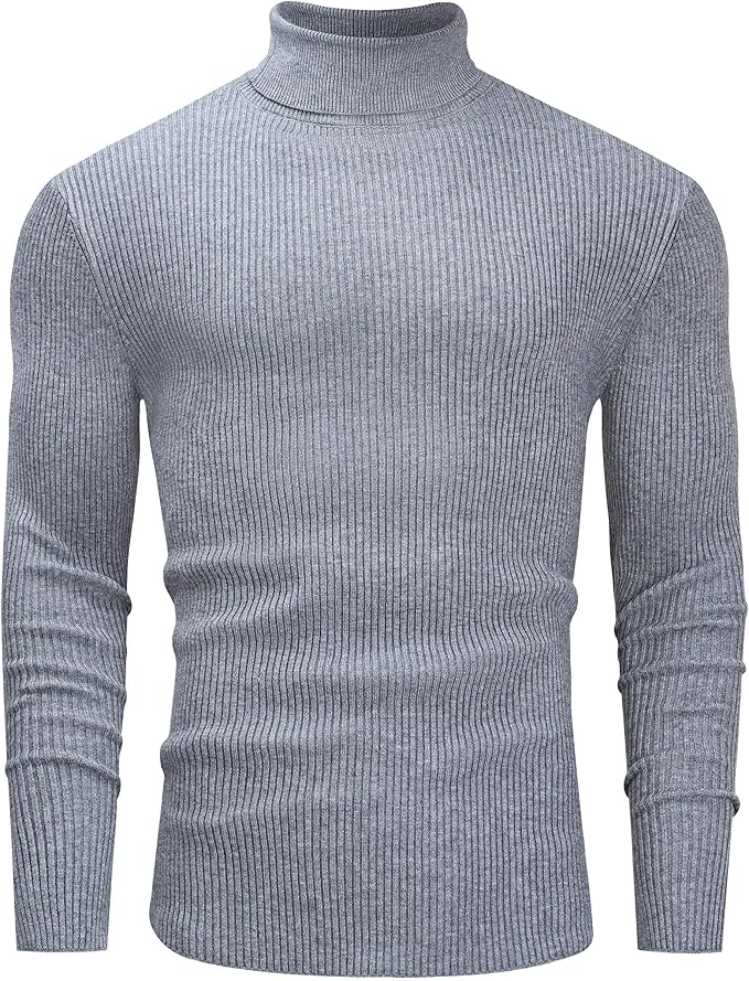 Men’s Muscle Fit Turtleneck Sweater
