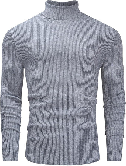 Men’s Muscle Fit Turtleneck Sweater