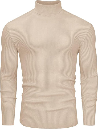 Men’s Muscle Fit Turtleneck Sweater