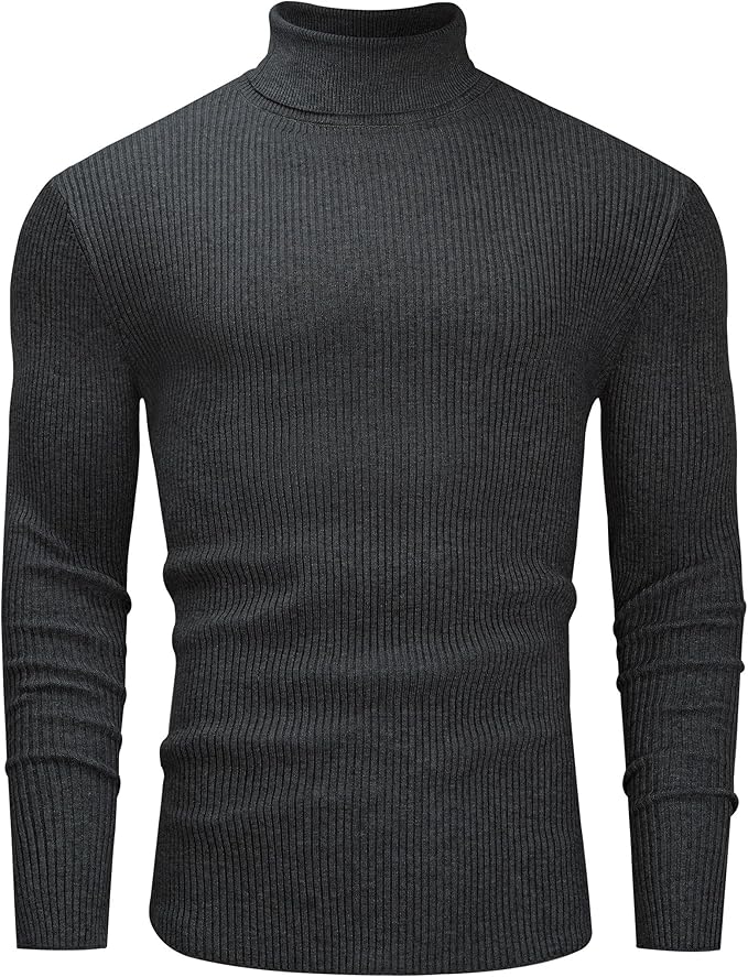 Men’s Muscle Fit Turtleneck Sweater