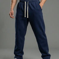 Fleece-Lined Relaxed Sweatpants
