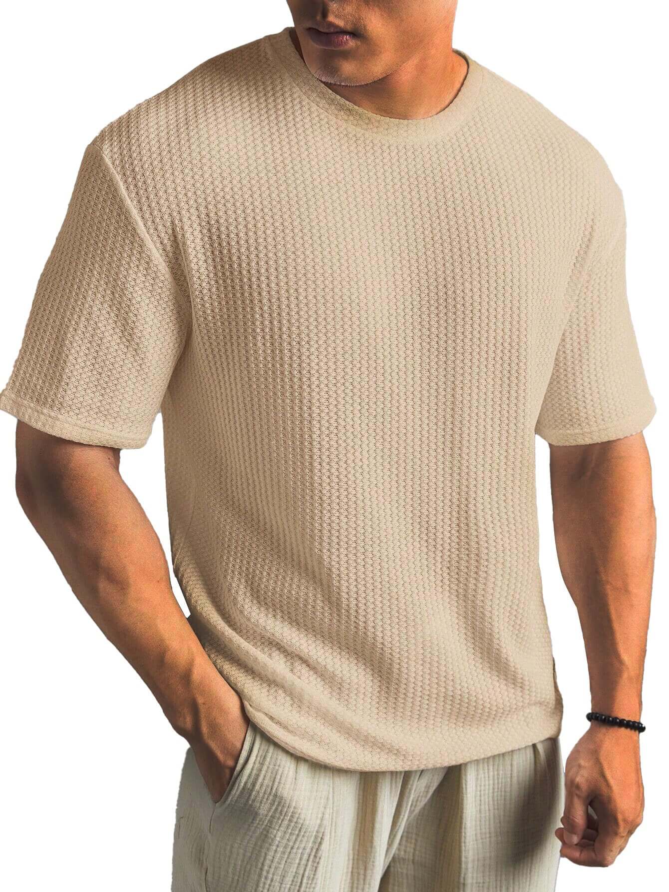 Relaxed Textured Blank Shirt