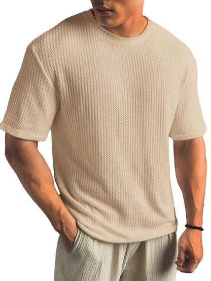 Relaxed Textured Blank Shirt