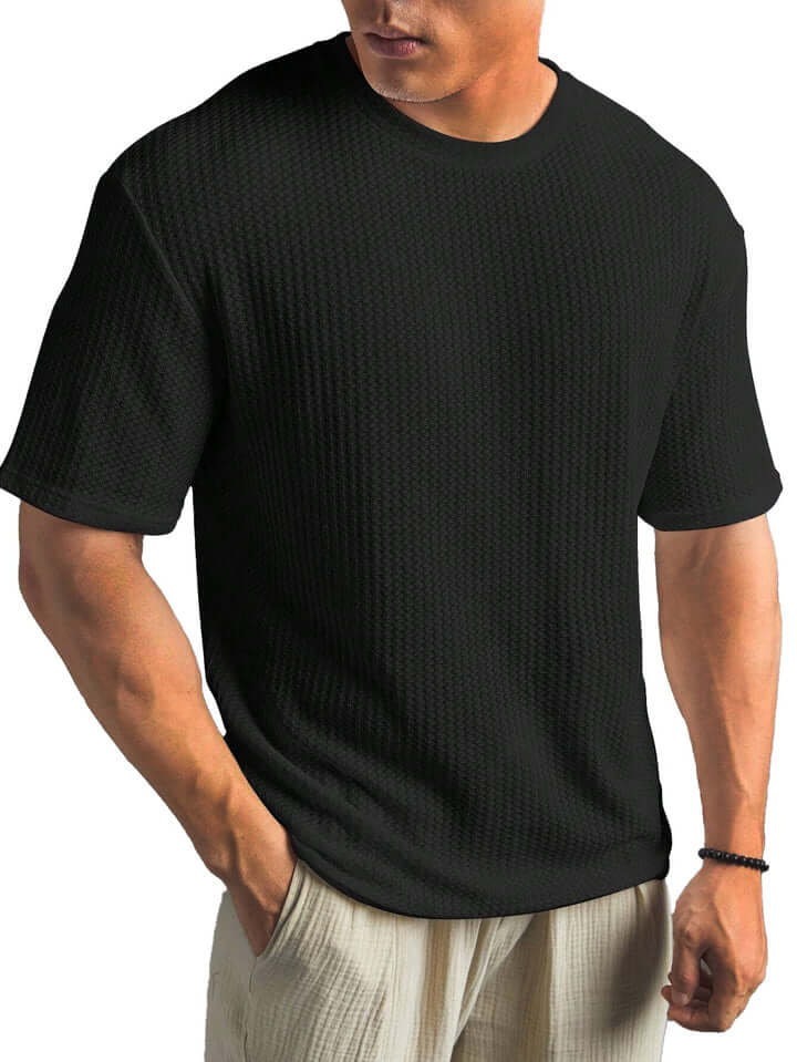 Relaxed Textured Blank Shirt