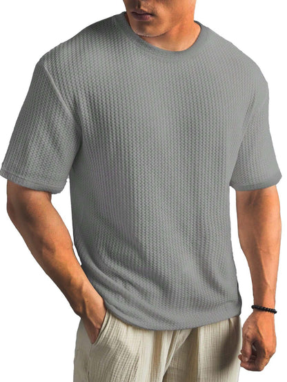 Relaxed Textured Blank Shirt