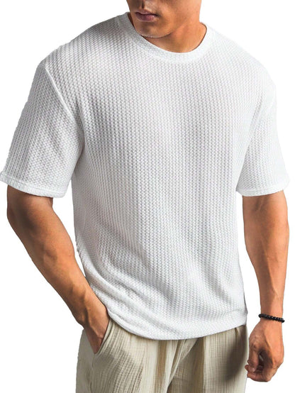 Relaxed Textured Blank Shirt