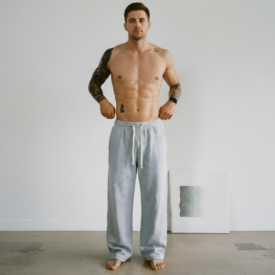 Fleece-Lined Relaxed Sweatpants – Trueform