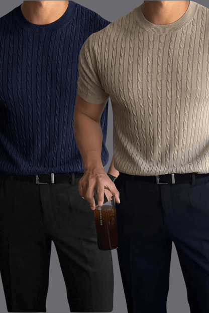 Cable Knit Muscle Shirt