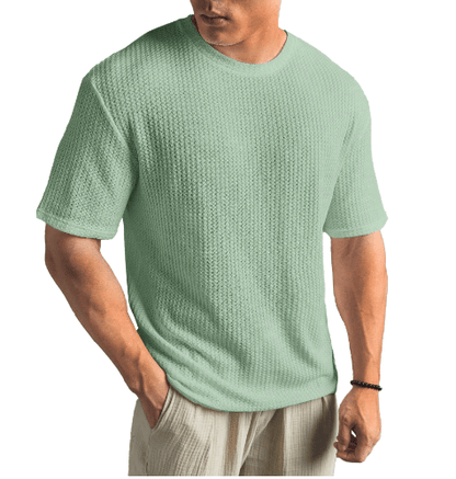 Relaxed Textured Blank Shirt