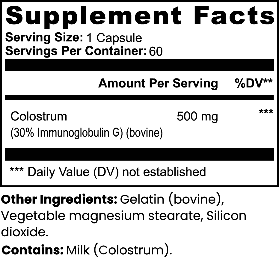 IGF1 Colostrum - Growth Complex
