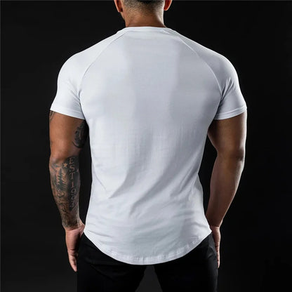 Solid Cotton Muscle Shirt