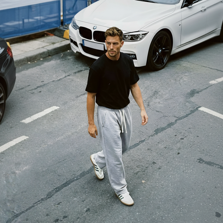 Fleece-Lined Relaxed Sweatpants – Trueform